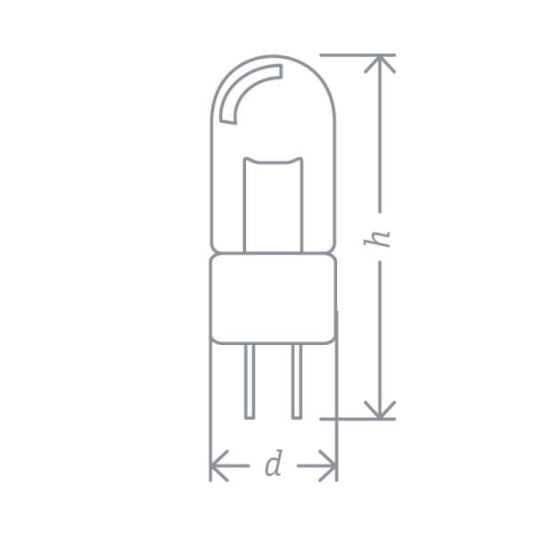 Лампа галогенная 94 209 JC 10Вт clear G4 12В 2000h Navigator 94209