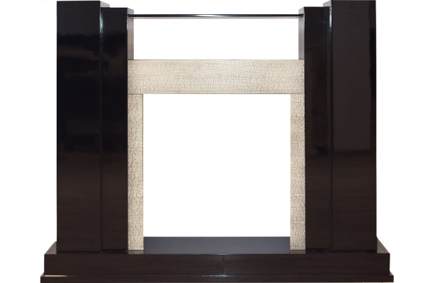 Dimplex Каминокомплект Rockwell - Черный лак, слоновая кость с очагом Albany