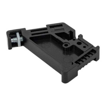 Ограничитель на DIN-рейку 1 винт EW пластик. EKF ahdw-ew