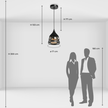 Подвесной светильник DeMarkt 112011801