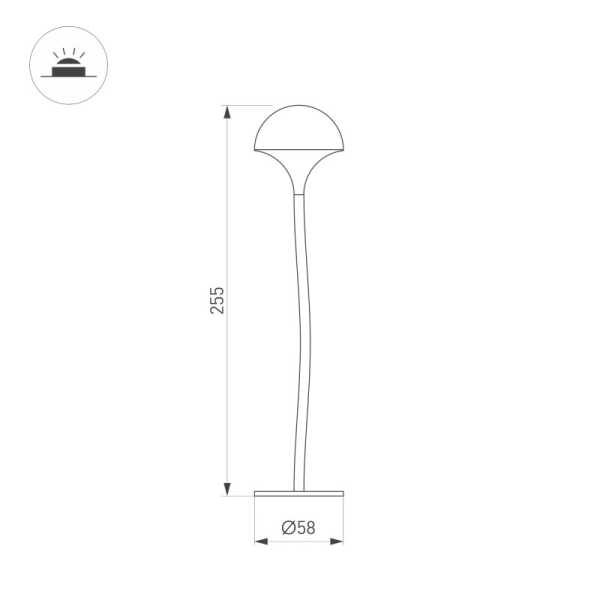Садово-парковый светильник Arlight 050668