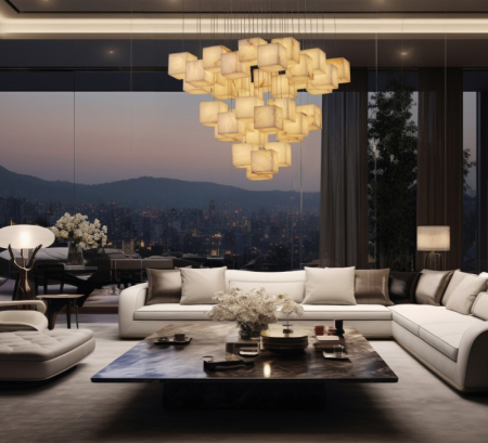 Подвесная люстра Fluorite FL1109-25P