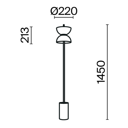 Торшер Maytoni MOD178FL-L11B3K