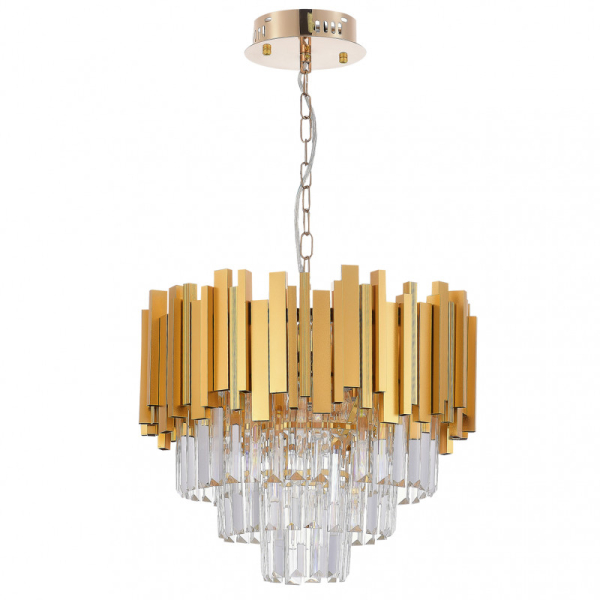 Подвесная люстра Natali Kovaltseva BELLEZZA 81427/5C GOLD