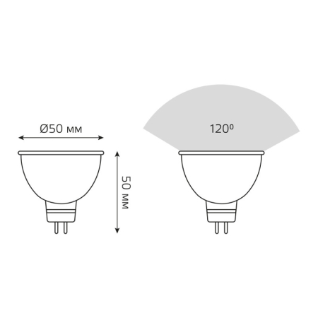 Светодиодная лампа Gauss 101505207
