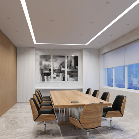 SABER 100 Встраиваемый профильный гипсовый светильник