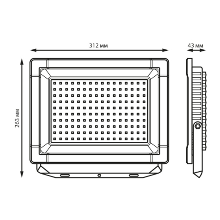 Прожектор Gauss 691511150