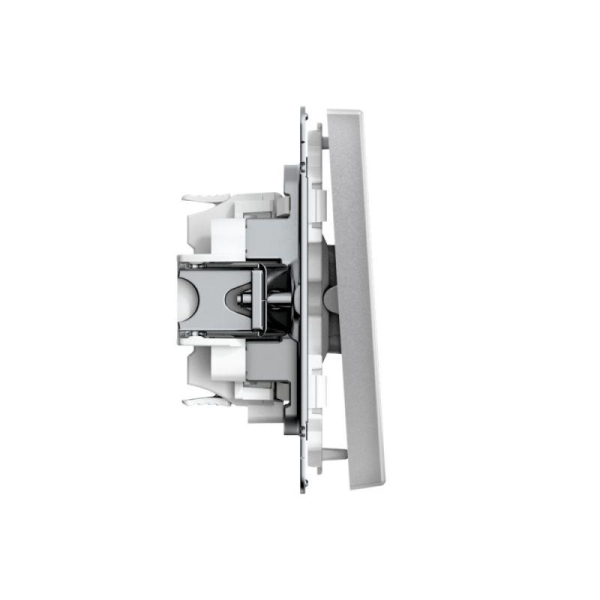 Переключатель 1-кл. ArtGallery 10AX быстрозажим. клем. механизм алюм. SE GAL000361S