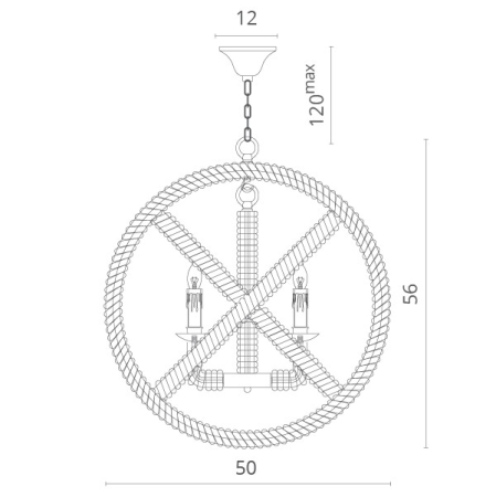 Подвесная люстра Divinare 8103/01 SP-5