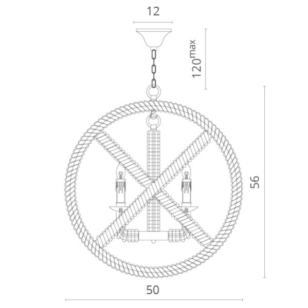 Подвесная люстра Divinare 8103/01 SP-5