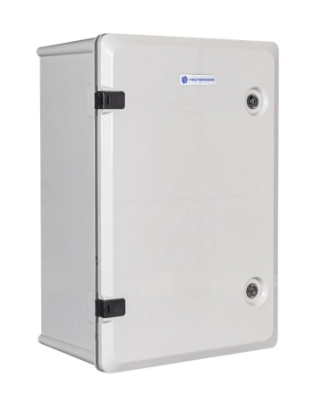 Шкаф монтажный композитный IK10 360x560x250мм IP66 Mastermann 00-01020361