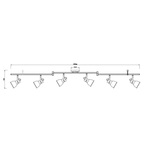 Спот ARTE Lamp A1677PL-6GY