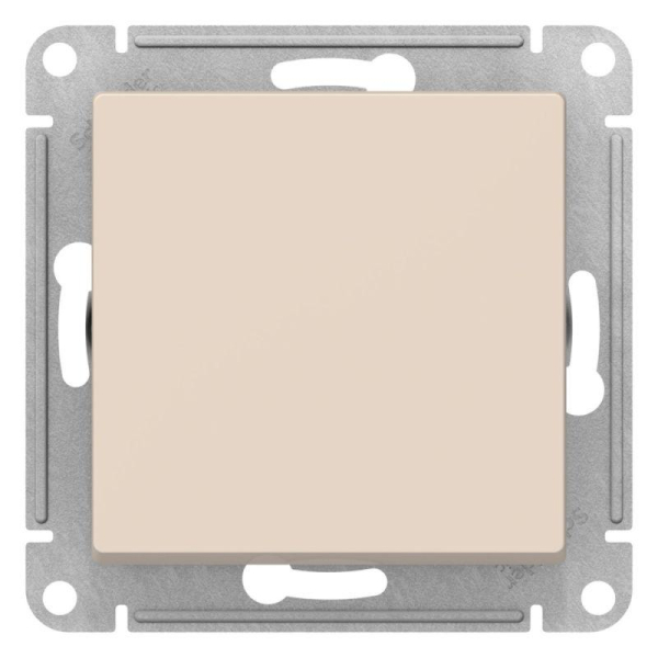 Выключатель 1-кл. AtlasDesign 2-п. 10А мех. беж. SE ATN000221