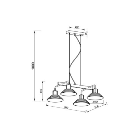 Подвесная люстра Vele Luce VL5822P04