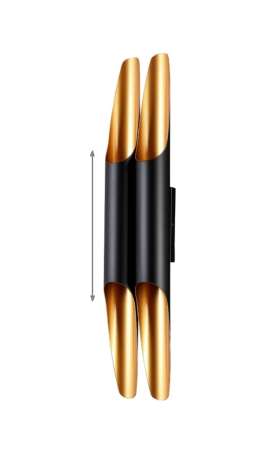 Crystal Lux Бра Crystal Lux CLT 332W4-V2 BL-GO