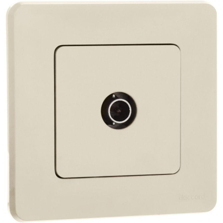 Розетка телевизионная оконечная TV Inspiria 10дБ 5-862мГц механизм сл. кость IEK 673871