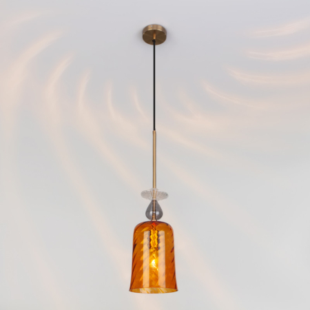 Подвесной светильник Eurosvet 50194/1 янтарный
