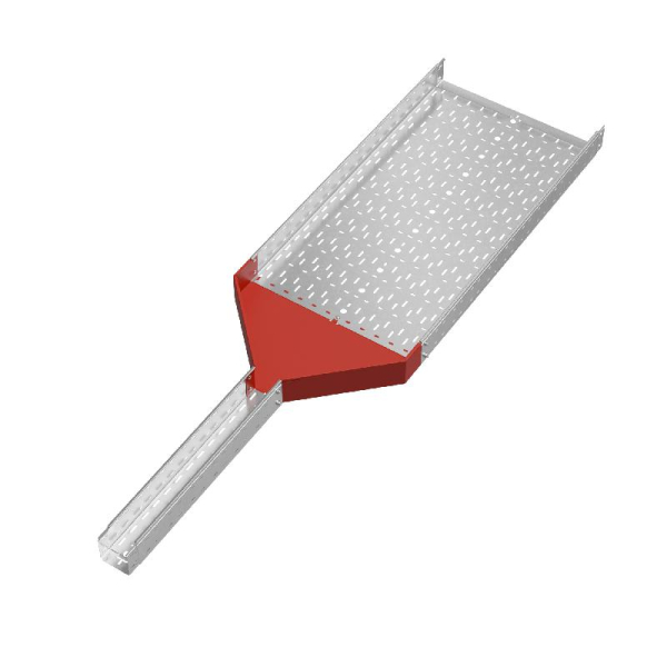 Переходник для лотка центральный 100х100-600 "ПЛЮС" PDplus100-100-600-C INOX304 КМ PL5932