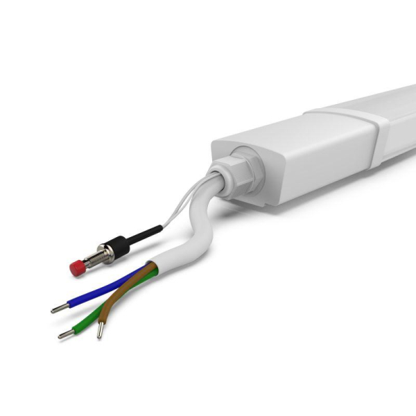 Светильник светодиодный Ultracompact 18Вт 6500К IP65 1800лм 1035х39х31.5мм линейный матов. с БАП 90мин GAUSS 143424318A