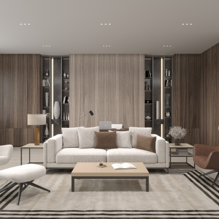 QUASAR 40 TRIO Встраиваемый потолочный гипсовый светильник