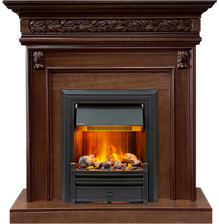 Dimplex Каминокомплект Valletta - Темный дуб с очагом Brookline Black
