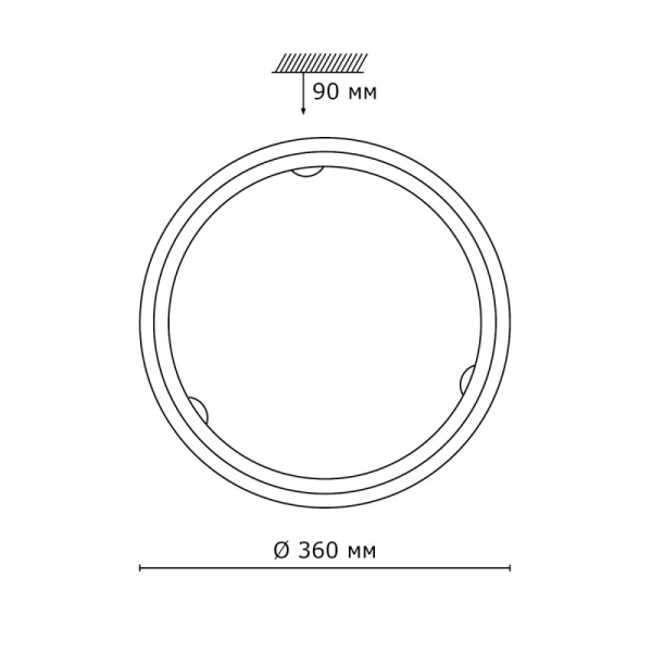 Накладной светильник Sonex 156/K