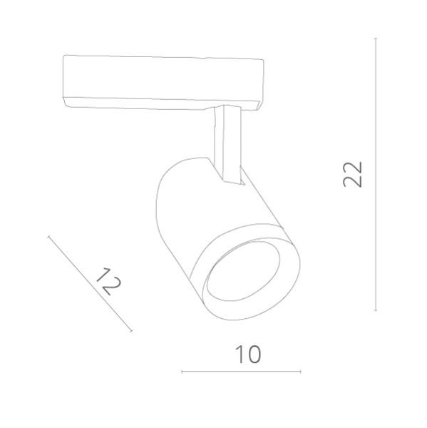 Светильник на шине ARTE Lamp A1730PL-1WH