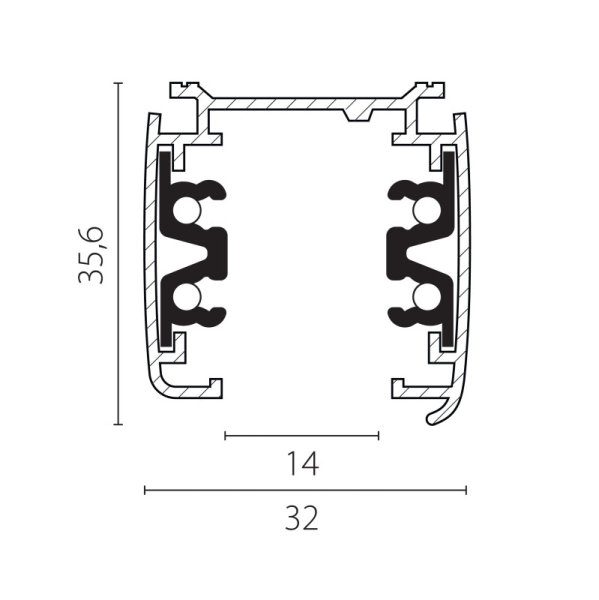 Шинопровод Lightstar 504025-R