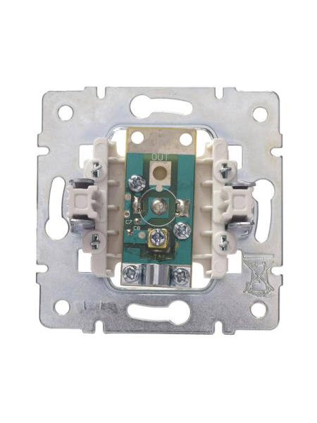 Розетка телевизионная оконечная TV 1-м СП Vesna механизм жемчуж./бел. перламутр LEZARD 742-3088-130