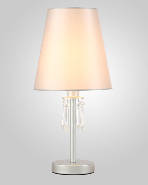 Crystal Lux Настольная лампа Crystal Lux RENATA LG1 SILVER