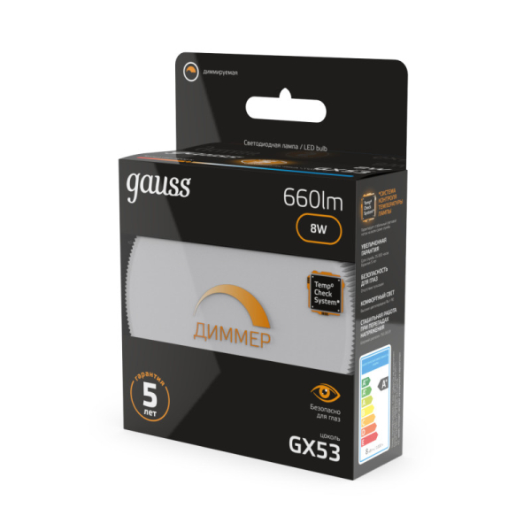 Светодиодная лампа Gauss 108408108-D