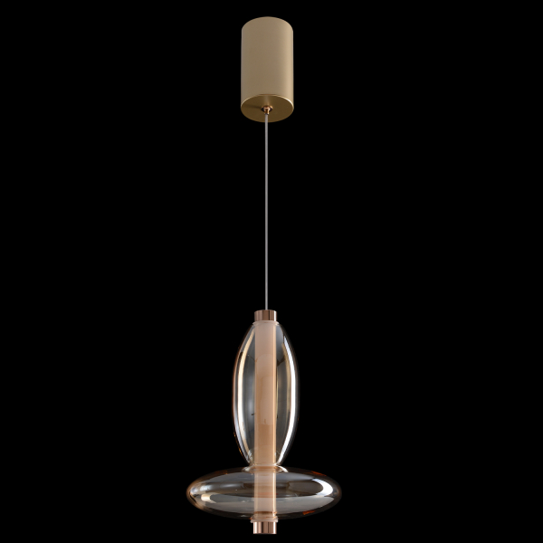 Crystal Lux Светильник подвесной Crystal Lux QUASAR SP7W LED AMBER