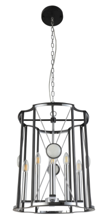 Crystal Lux Светильник подвесной Crystal Lux TANDEM SP8 D490 CHROME