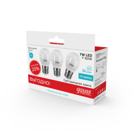Светодиодная лампа Gauss 53227T