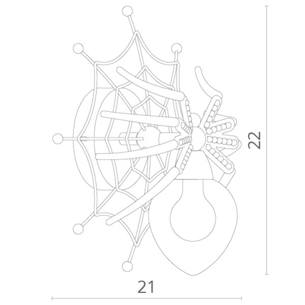 Бра Divinare 1308/02 AP-1