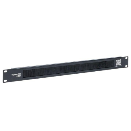 Ввод щеточный TERACOM PRO 1U черн. EKF TRP-1BR-BK