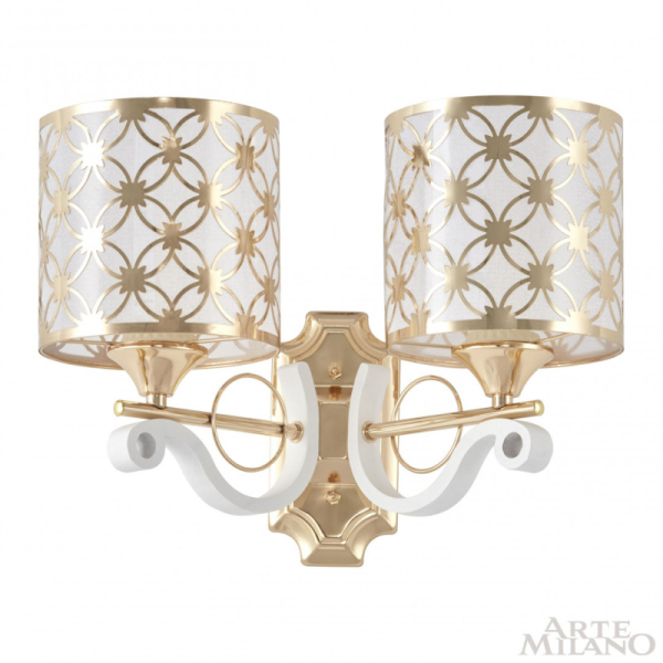 Бра Arte Milano 303097/2W Wh/Gd