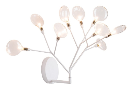 Crystal Lux Бра Crystal Lux EVITA AP9 WHITE/TRANSPARENT