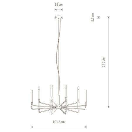 Подвесная люстра Nowodvorski 11464