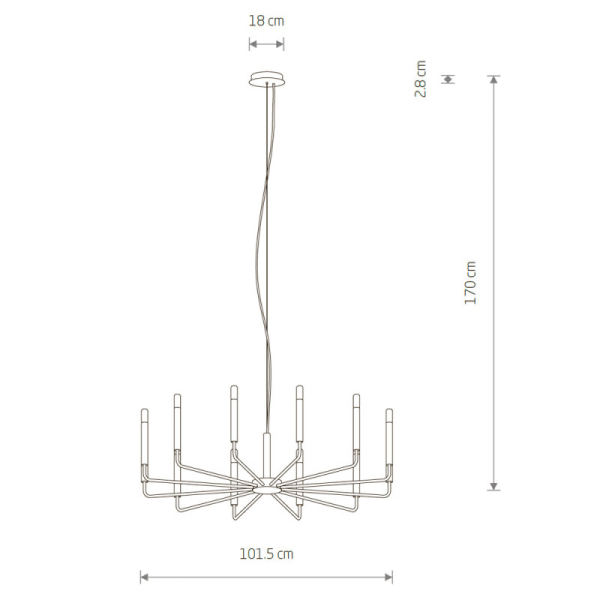 Подвесная люстра Nowodvorski 11464