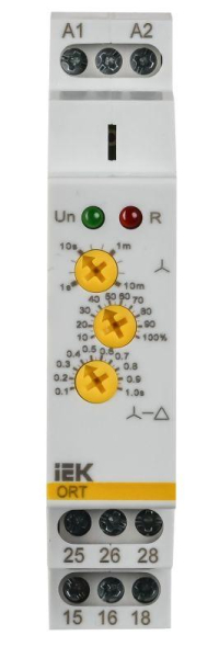 Реле пуска звезда-треугольник ORT 12-230В AC/DC IEK ORT-ST-ACDC12-240V
