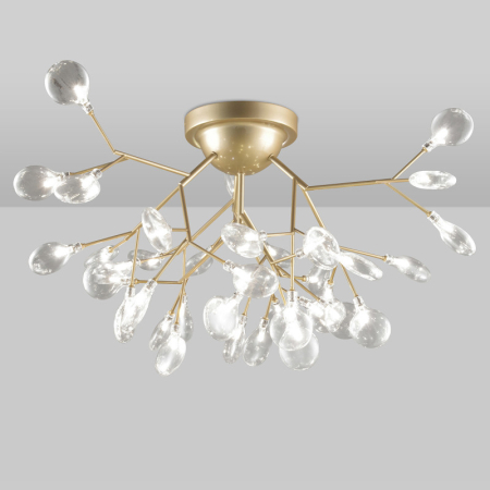 Накладная люстра Natali Kovaltseva GRACE 75126/36С GOLD SATIN