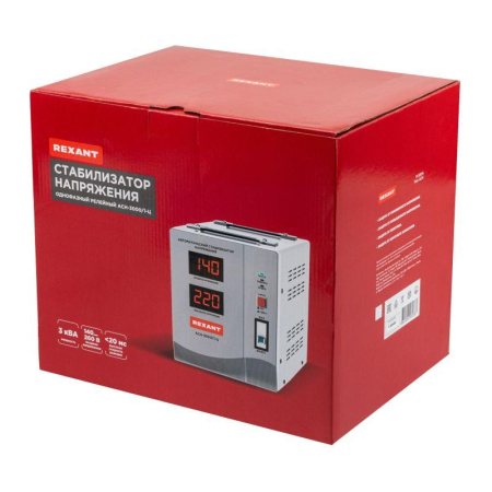 Стабилизатор напряжения AСН-3000/1-Ц REXANT