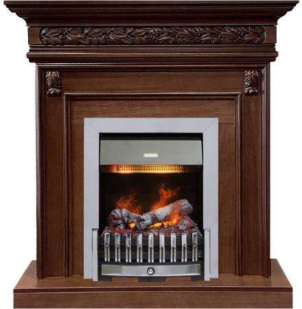 Dimplex Каминокомплект Valletta - Темный дуб с очагом Danville Chrome FB2