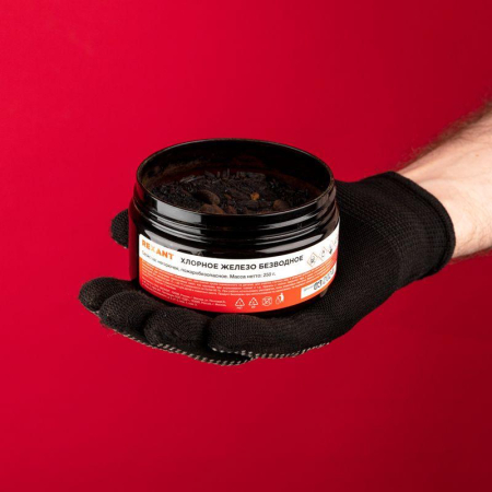 Хлорное железо безводное, 250г, банка REXANT