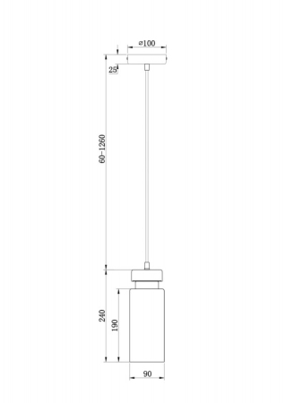 Подвесной светильник Freya FR8011PL-01GB