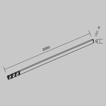 Светильник на шине Maytoni Technical TR186-1-16W2.7K-B