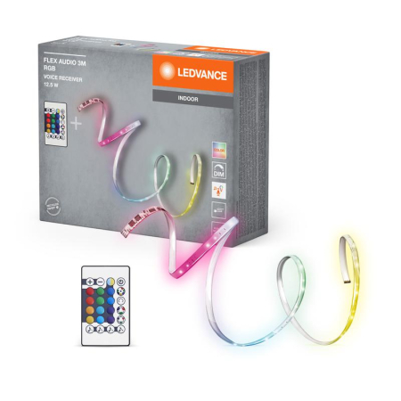 Лента светодиодная FLEX AUDIO 3M RGB VR RC LEDVANCE 4099854095382