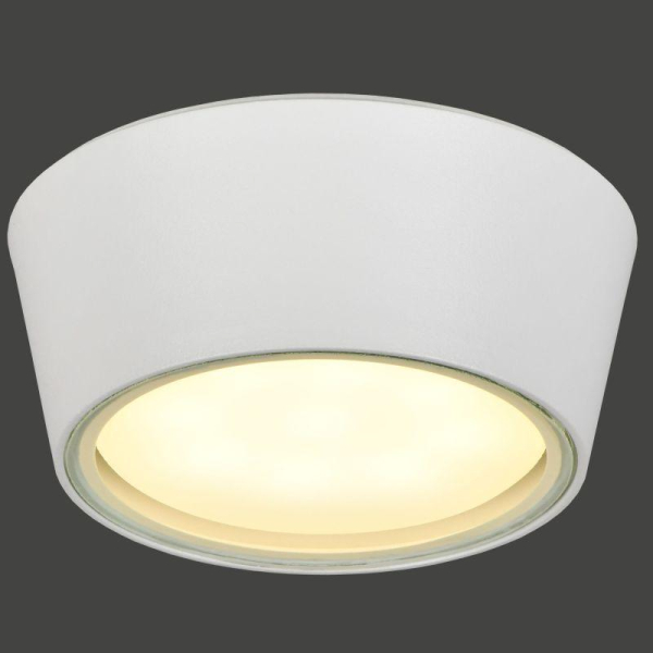 Светильник 5104 GX53 IP65 уличный потолочный бел. IEK LT-UPU0-5104-GX53-1-K01