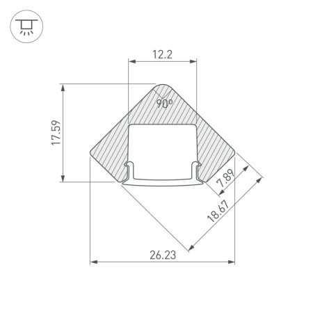 Профиль Arlight 018252